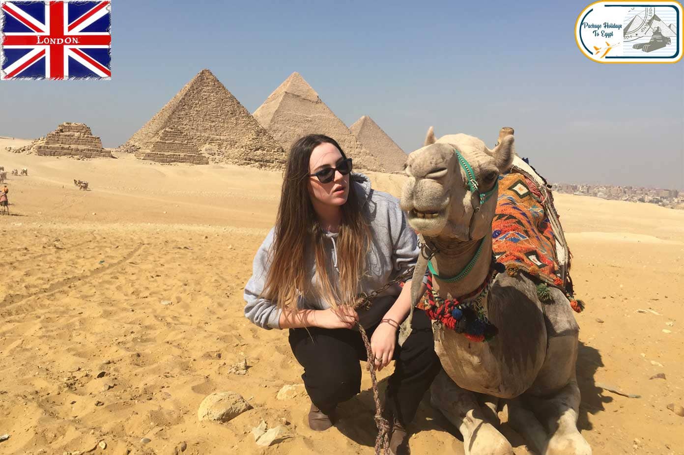travel from london to egypt